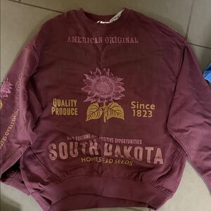 Next Maroon Crewneck Sweater
